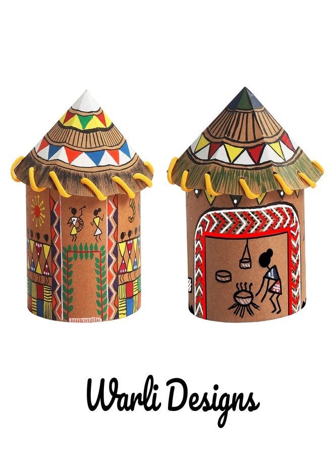 TOY FUN Warli Village Art and Craft DIY Kit Ancient Art of India | Hobby Kit for Girls Age 8 Years and Above | Gift for Girls | - Image 4